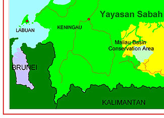 Location of Danum Valley. Photo By B. Taledo