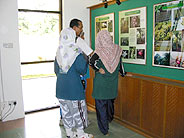 Visitors admire the display inside the SNIEE Building. Photo R. John