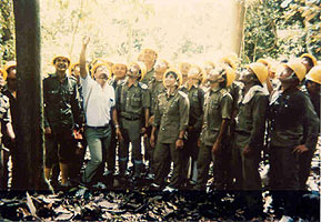 Staff from Forestry Department on training. Photo by YS/ICSB