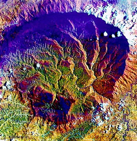 Satellite Image of Maliau Basin